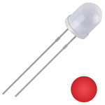 Quadrios 2111O172 LED wired Red Circular 5mm 700mcd 30° 20mA 2V Wired LEDs