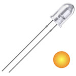 Quadrios 2111O179 LED Wired Yellow Circular 5 mm 2500 mcd 25° 20 mA 2 V