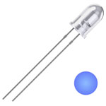 Quadrios 2111O180 LED Blue Circular 5 mm 2500 mcd 25° 20 mA 3 V