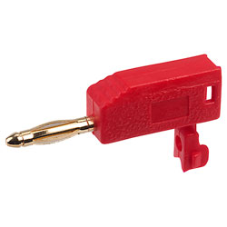 TruConnect 2mm Stackable Test Plug Red