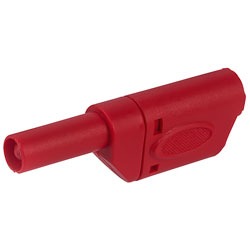 TruConnect 4mm Shrouded Stackable Test Plug Red