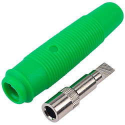 TruConnect 4mm Cable Test Socket Green