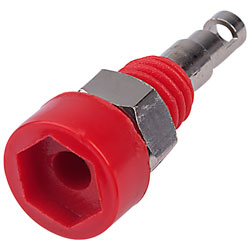 TruConnect 2mm Insulated Test Socket Red