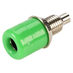 TruConnect 4mm Insulated Test Socket Green