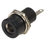 TruConnect 4mm Panel Mounting Test Socket Black