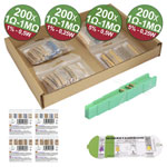 Quadrios 23P131 Carbon Film Resistor Set Metal/Carbon Axial Lead 800 pcs