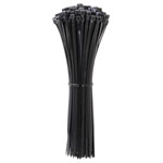 Quadrios 24CA369 Cable tie Black UV-proof 400 mm 5.1 mm 100 pcs