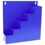Quadrios 24CA455 Cable binder order box wallbracket blue 5 compartment 30x8x32cm