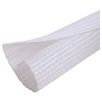 Quadrios 24CA460 Braided Hose White Polyester 9-10 mm Sold per metre