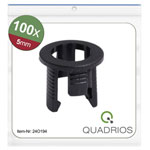 Quadrios 24O194 LED socket Plastic Suitable for LED 5 mm Holders