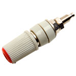 TruConnect Grey 4mm Test Socket Solder Connection 60V 24A Red