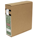 Quadrios 25CA491 Heatshrink adhesive White 3:1 shrinkage 5 m length