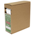 Quadrios 25CA494 Heatshrink tubes White Adhesive 3:1 Shrink 5m Length