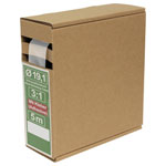 Quadrios 25CA505 Heatshrink Tubes Transparent Adhesive 3:1 Shrink 5m