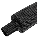 Quadrios 25CA541 Heat Shrink Tube Black Braided 40 mm 20 mm 2:1 Sold by metre