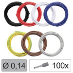 Quadrios 25CW110 Wire LiFY 0.14mm² 7 Colours Set Harmonised Control Cables