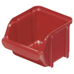 raaco 106184 Storage bin Red plastic sturdy construction stackable
