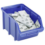 raaco 106948 Storage bin Blue Durable plastic bin organised storage