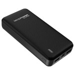 Realpower 415548 Power Bank 20000Mah Black Portable Charger
