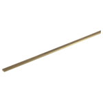 Reely 222149 Brass Planar Rail Brass 500 x 4 x 3 mm 1 pc Profiles