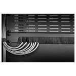 Renkforce RF-3429142 server rack cabinet brush strip black 1U 19 inch