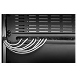 Renkforce RF-3429146 Server rack cabinet brush strip Black 1U 19 inch