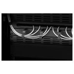 Renkforce RF-3429148 Server rack cabinet cable duct 1 U Black 19 inch