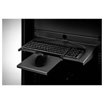 Renkforce RF-3429160 Shelf 1U Black 19in Suitable for cabinet depths > 300 mm