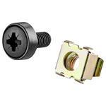 Renkforce RF-3429166 Server rack cabinet fixings Black 19 inch IT accessory