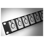 Renkforce RF-3432132 Patch box faceplate 12 ports 483 mm 1 U Unequipped