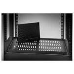 Renkforce RF-3432144 Server rack cabinet shelf Black 19" 2U Cabinet Depth >400mm