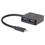 Renkforce RF-3754006 USB 3.2 Gen1 hub 4-port black