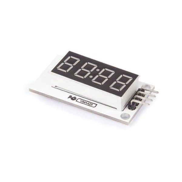 Whadda WPI425 module 4-digit 7-segment LED display ideal for clock...