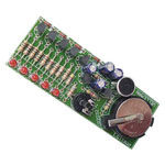 Whadda WSAH115 Pocket Vu Meter with 5 red LEDs and adjustable sensitivity