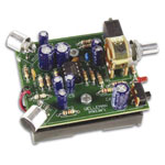 Whadda WSAH136 Stereo Audio Amplifier boosts sound 50x, with volume control