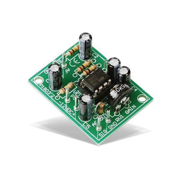 Whadda WSAH1803 Universal mono pre-amplifier for boosting weak aud...
