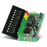 Whadda WSAH4304 Mono VU Meter 10 LED Adjustable Input Dot/Bar Display Panel