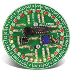 Whadda WSG119 LED kit Roulette LED assembly kit , fun DIY project