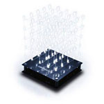 Whadda WSL8018W LED kit 3D LED cube 5x5x5 white USB programmable effects