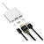 Renkforce Rf-4366444 Adapter USB-C To HDMI USB 3.2 White 12cm Gold Connectors