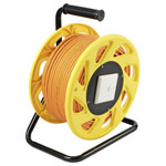 Renkforce RF-4452664 Networks Cable reel Orange Round Cable 90m CAT 7a S/FTP