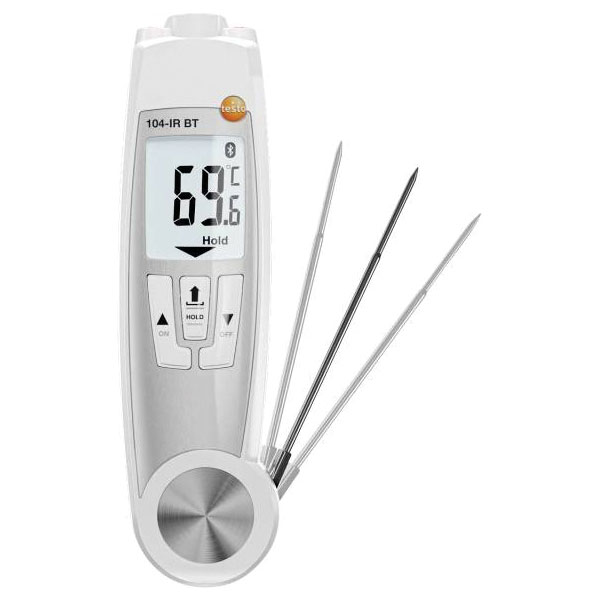 Testo 0560 1045 60 IR Thermometer NTC -50°C to 250°C HACCP Smart A...