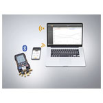 Testo 0564 5571 Coolant tester Smart Vakuum Set with Bluetooth manifold