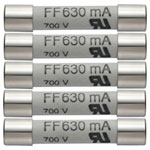 Testo 0590 0007 digital multimeter spare fuse 630mA/600V, overload protection