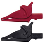 Testo 05900008 Alligator clip set 4 mm socket CAT III 600 V Black/Red