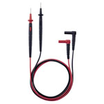 Testo 05900010 test lead 4 mm angled plug 1.22 m Black/Red 1 pc secure grip