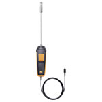 Testo 0635 1052 probe for lab fume hood: measures flow speed, volume, temp