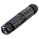 Renkforce RF-4531572 RJ45 Network Adapter Black CAT 6A Patch Cable Adapter