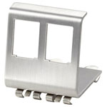 Renkforce RF-4538246 Network Socket Accessories White Stainless steel