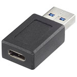 Renkforce RF-4538932 USB Adapter USB 3.2 Gen 1 A to USB-C Socket Black